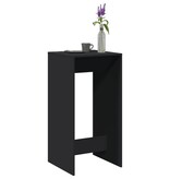 VidaXL Bartafel 51x50x103,5 cm bewerkt hout zwart