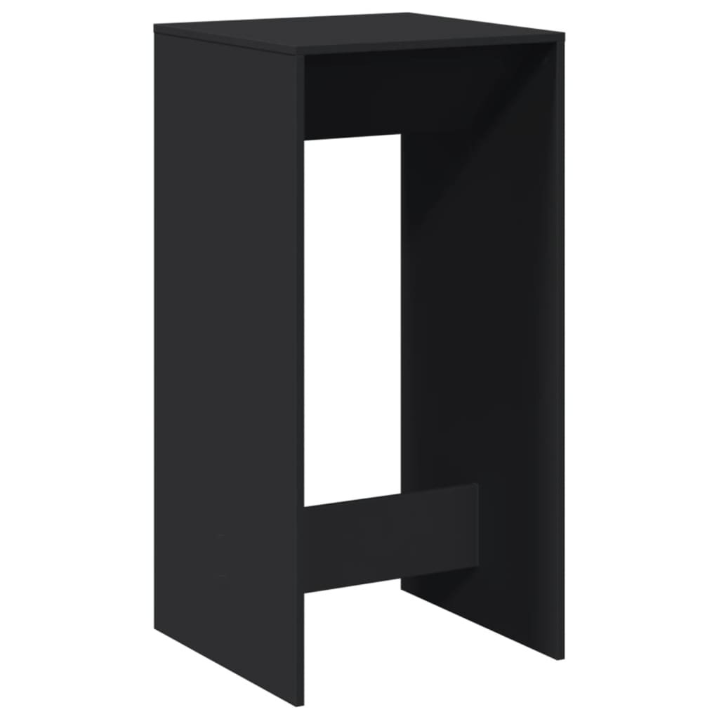 VidaXL Bartafel 51x50x103,5 cm bewerkt hout zwart
