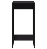 VidaXL Bartafel 51x50x103,5 cm bewerkt hout zwart