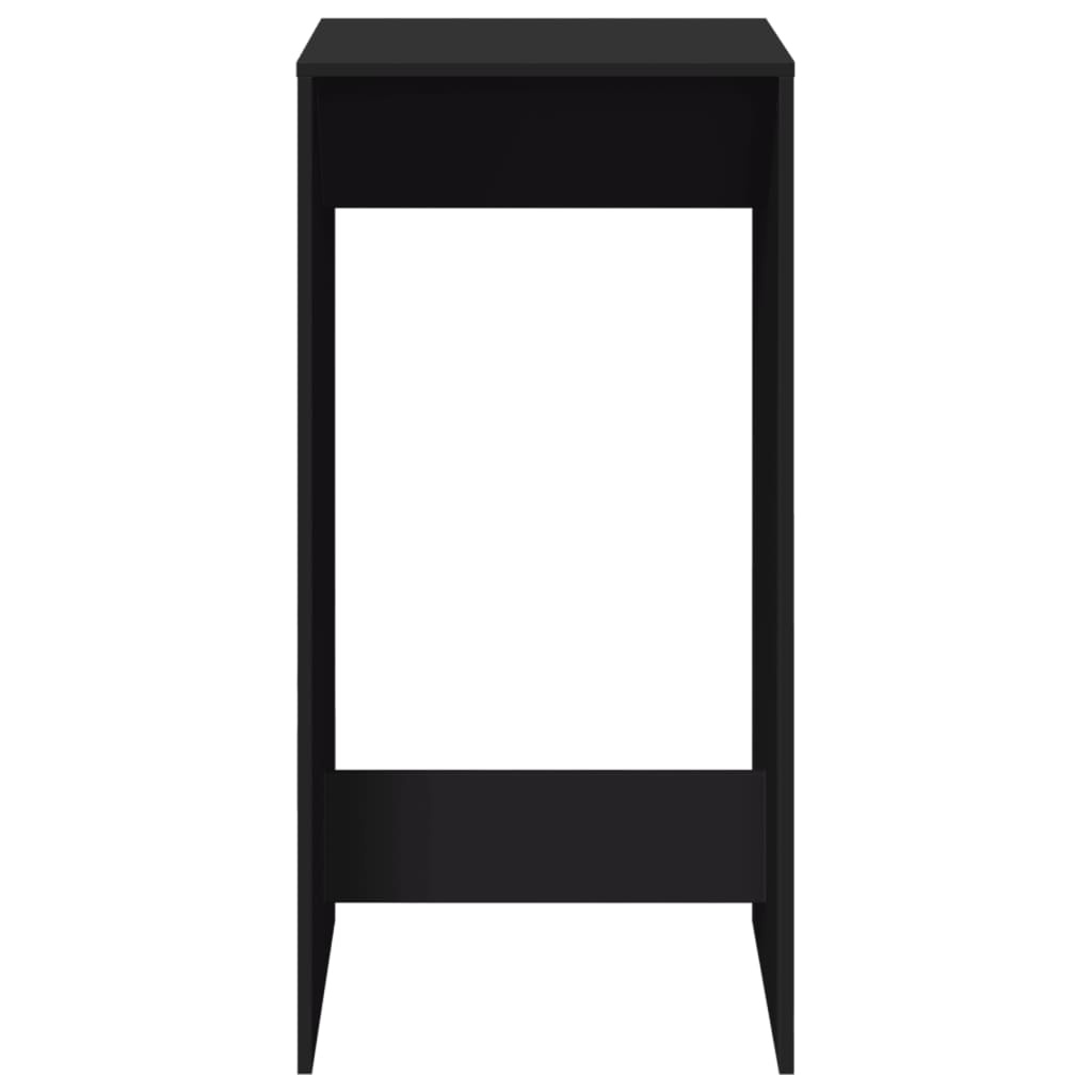 VidaXL Bartafel 51x50x103,5 cm bewerkt hout zwart