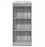 VidaXL Bartafel met rekken 95x47x103,5 cm bewerkt hout grijs sonoma