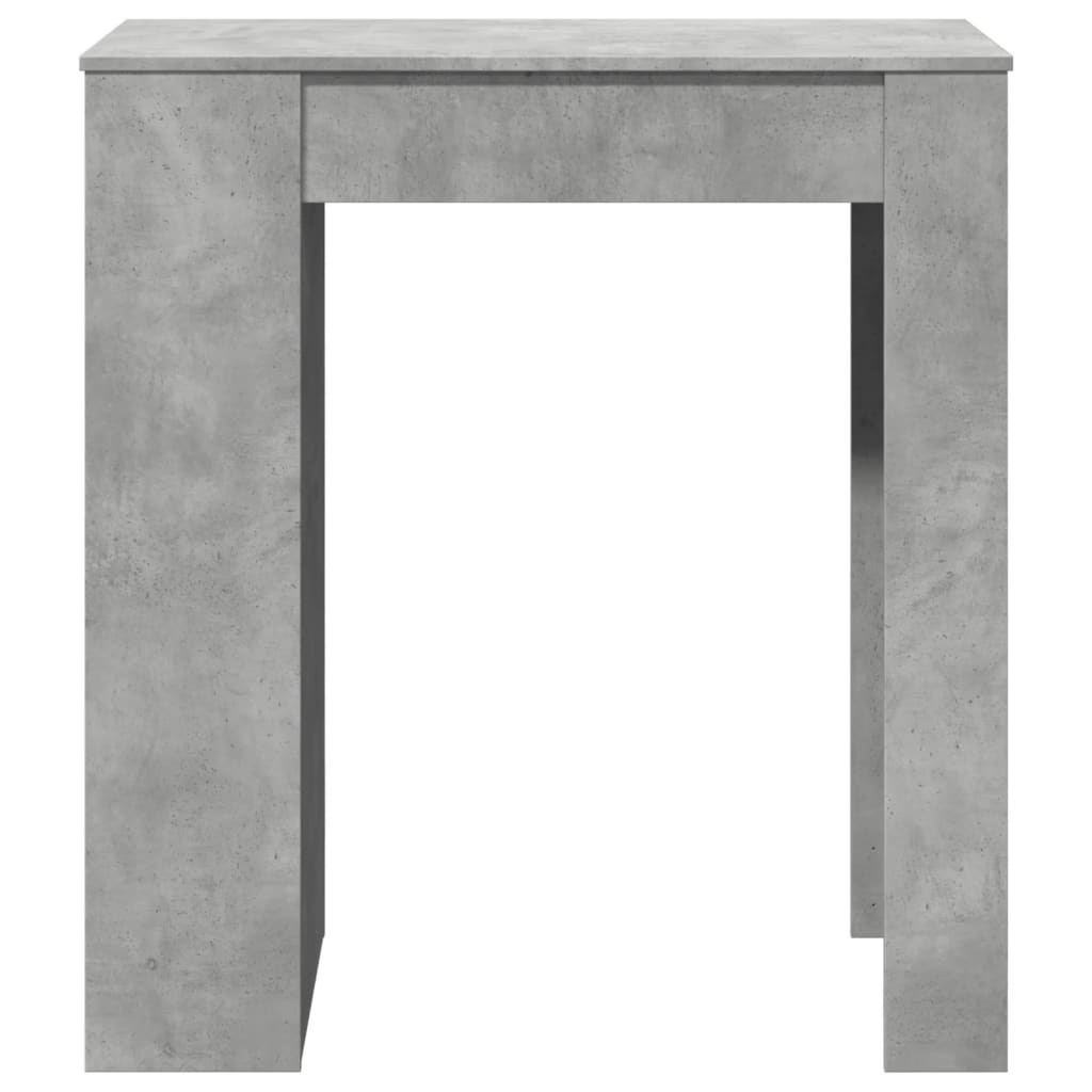 VidaXL Bartafel met rekken 95x47x103,5 cm bewerkt hout betongrijs