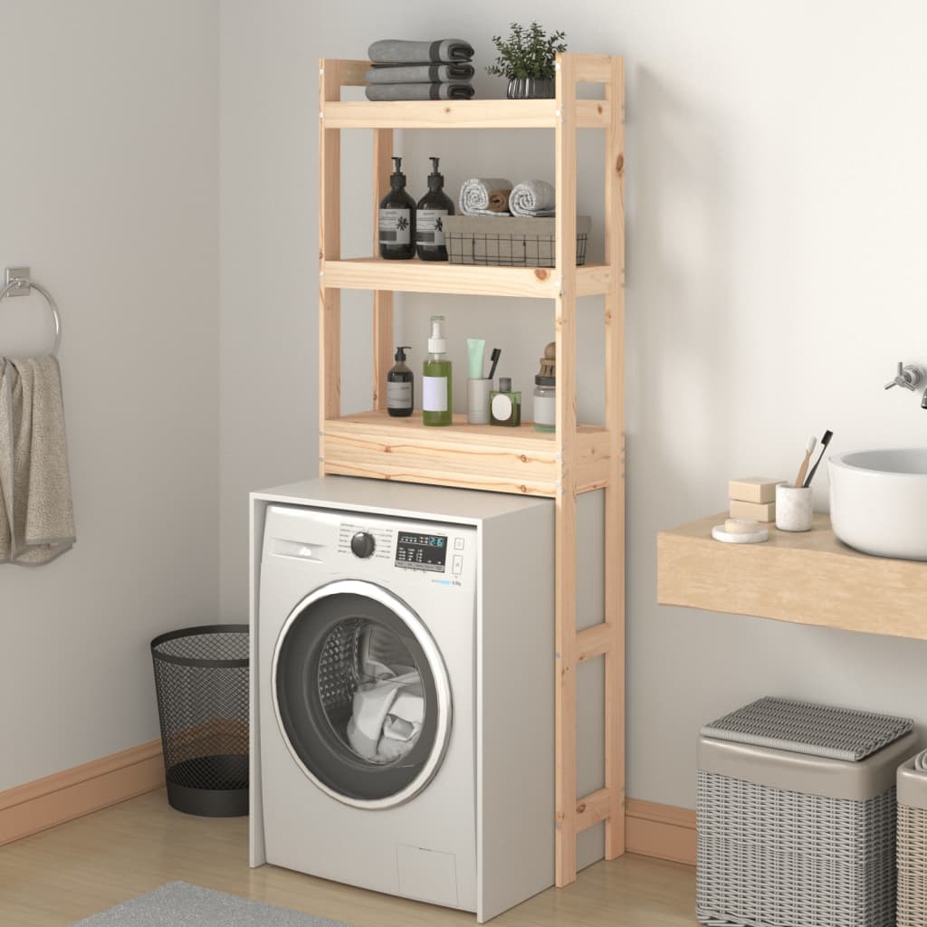 VidaXL Toiletrek 63x26x171 cm massief grenenhout