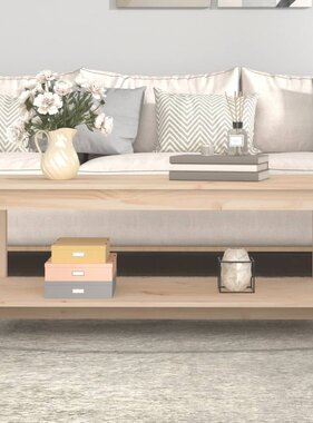 VidaXL Salontafel 110x55x45 cm massief grenenhout