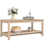 VidaXL Salontafel 110x55x45 cm massief grenenhout