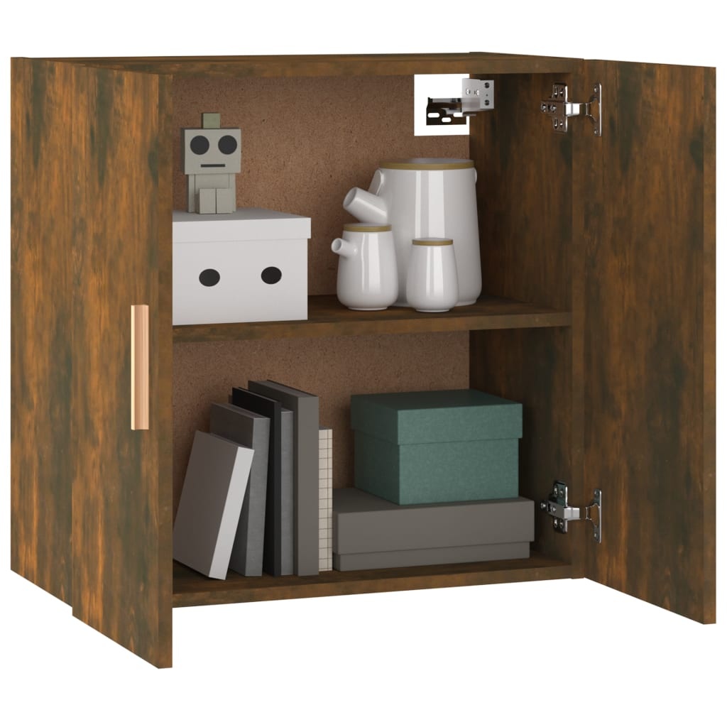 VidaXL Wandkast 60x30x60 cm bewerkt hout gerookt eikenkleurig