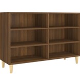 VidaXL Dressoir 103,5x35x70 cm bewerkt hout bruin eikenkleur