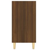 VidaXL Dressoir 103,5x35x70 cm bewerkt hout bruin eikenkleur