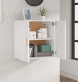 VidaXL Wandkast 60x30x60 cm bewerkt hout wit