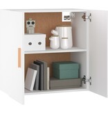 VidaXL Wandkast 60x30x60 cm bewerkt hout wit