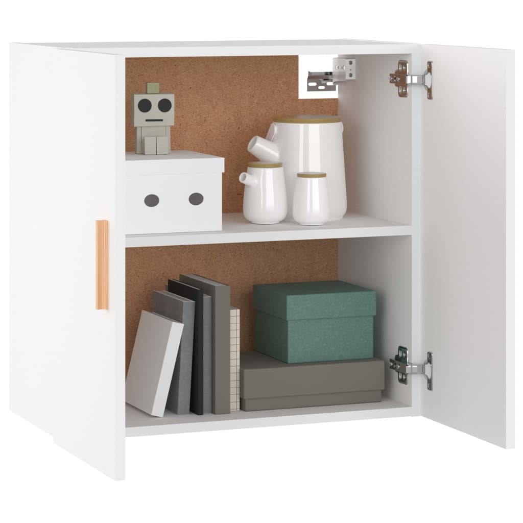 VidaXL Wandkast 60x30x60 cm bewerkt hout wit