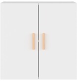 VidaXL Wandkast 60x30x60 cm bewerkt hout wit