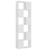 VidaXL Boekenkast/kamerscherm 60x24x186 cm wit