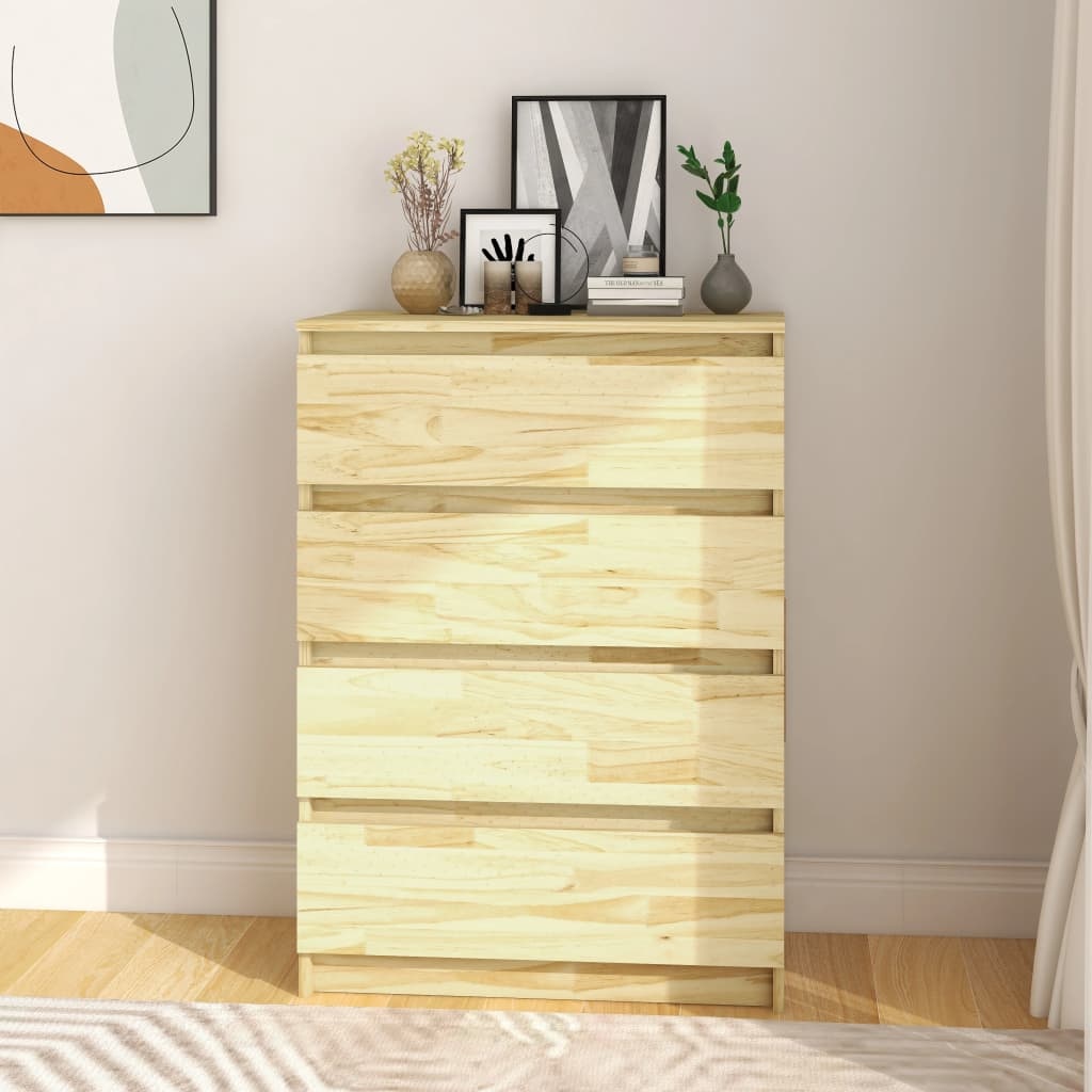 VidaXL Bijzetkast 60x36x84 cm massief grenenhout