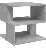 VidaXL Bijzettafel 40x40x40 cm bewerkt hout betongrijs