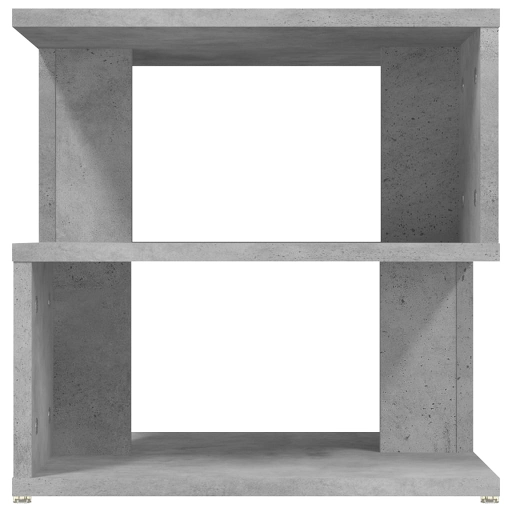 VidaXL Bijzettafel 40x40x40 cm bewerkt hout betongrijs