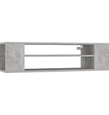 VidaXL Tv-hangmeubel 100x30x26,5 cm bewerkt hout betongrijs