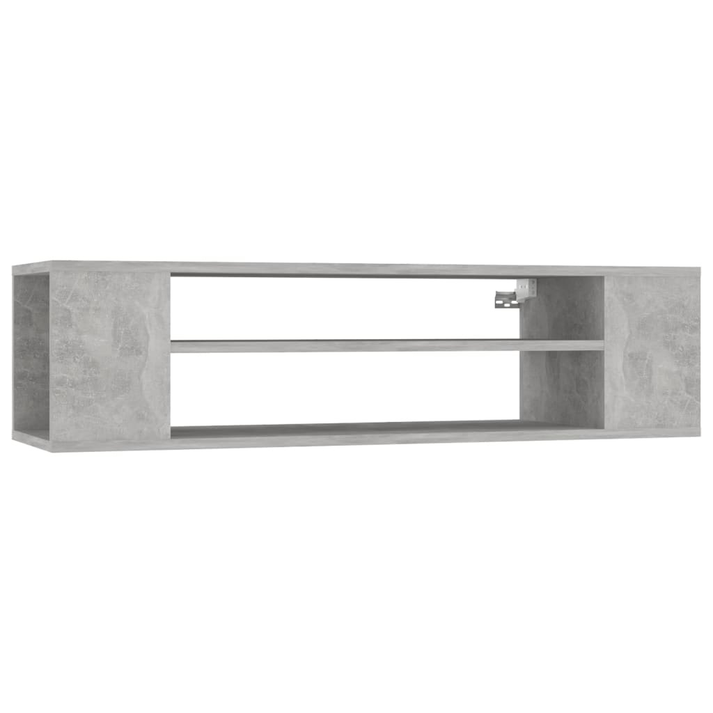 VidaXL Tv-hangmeubel 100x30x26,5 cm bewerkt hout betongrijs