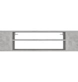 VidaXL Tv-hangmeubel 100x30x26,5 cm bewerkt hout betongrijs