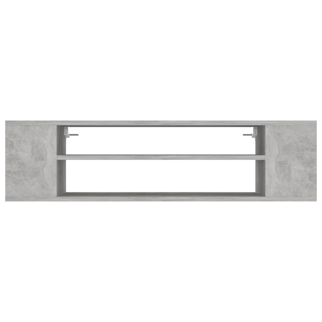 VidaXL Tv-hangmeubel 100x30x26,5 cm bewerkt hout betongrijs