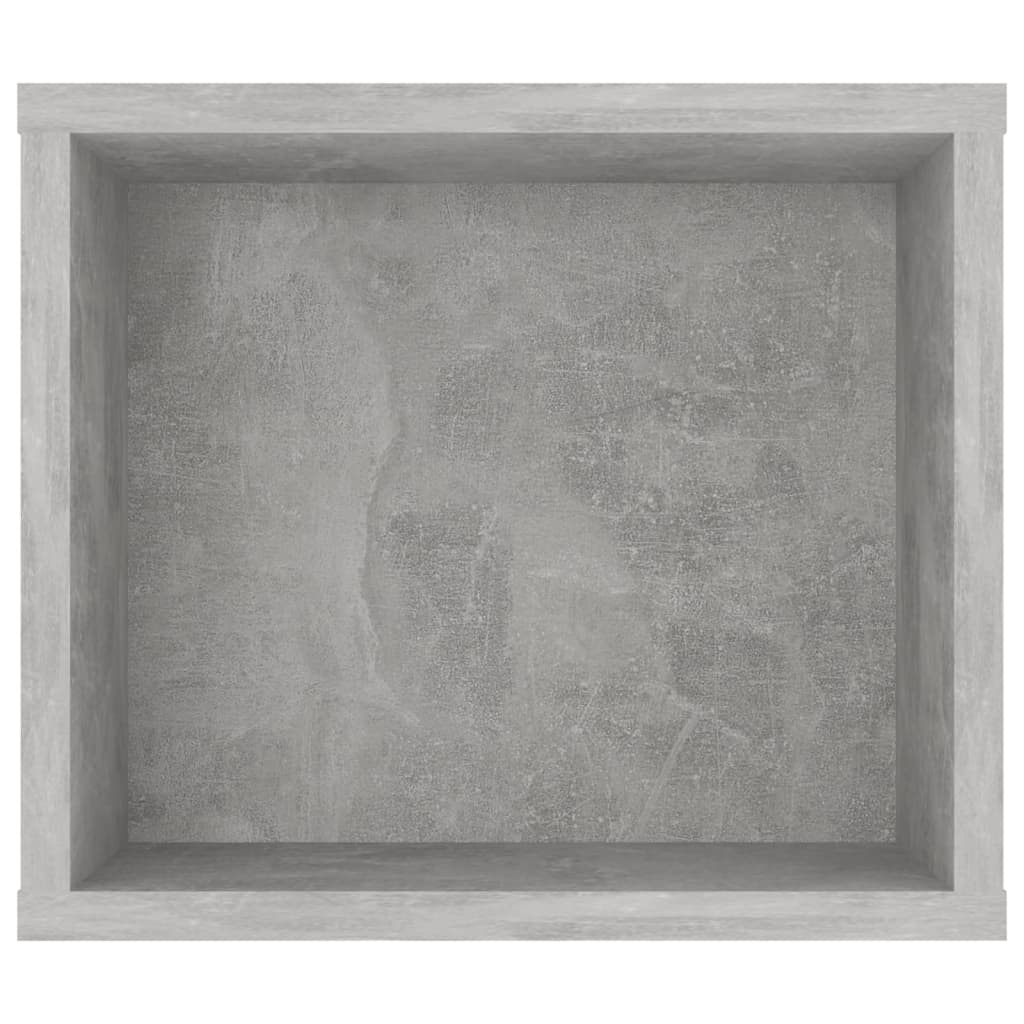 VidaXL Tv-hangmeubel 100x30x26,5 cm bewerkt hout betongrijs
