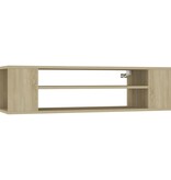 VidaXL Tv-hangmeubel 100x30x26,5 cm bewerkt hout sonoma eikenkleurig
