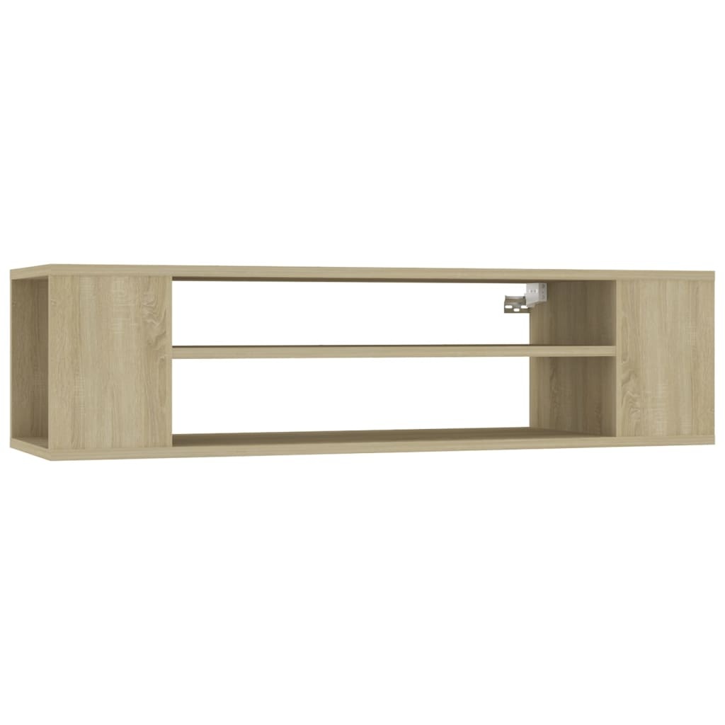 VidaXL Tv-hangmeubel 100x30x26,5 cm bewerkt hout sonoma eikenkleurig