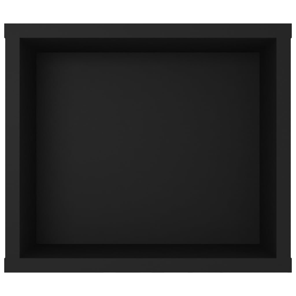 VidaXL Tv-hangmeubel 100x30x26,5 cm bewerkt hout zwart