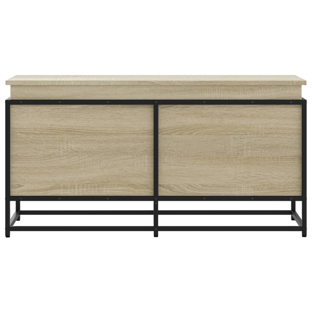 VidaXL Opbergbox met deksel 100x40x51,5 cm bewerkt hout sonoma eiken