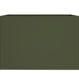 VidaXL Plantenbak 62x47x46 cm koudgewalst staal olijfgroen
