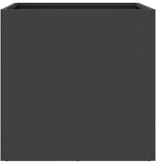 VidaXL Plantenbak 49x47x46 cm koudgewalst staal zwart