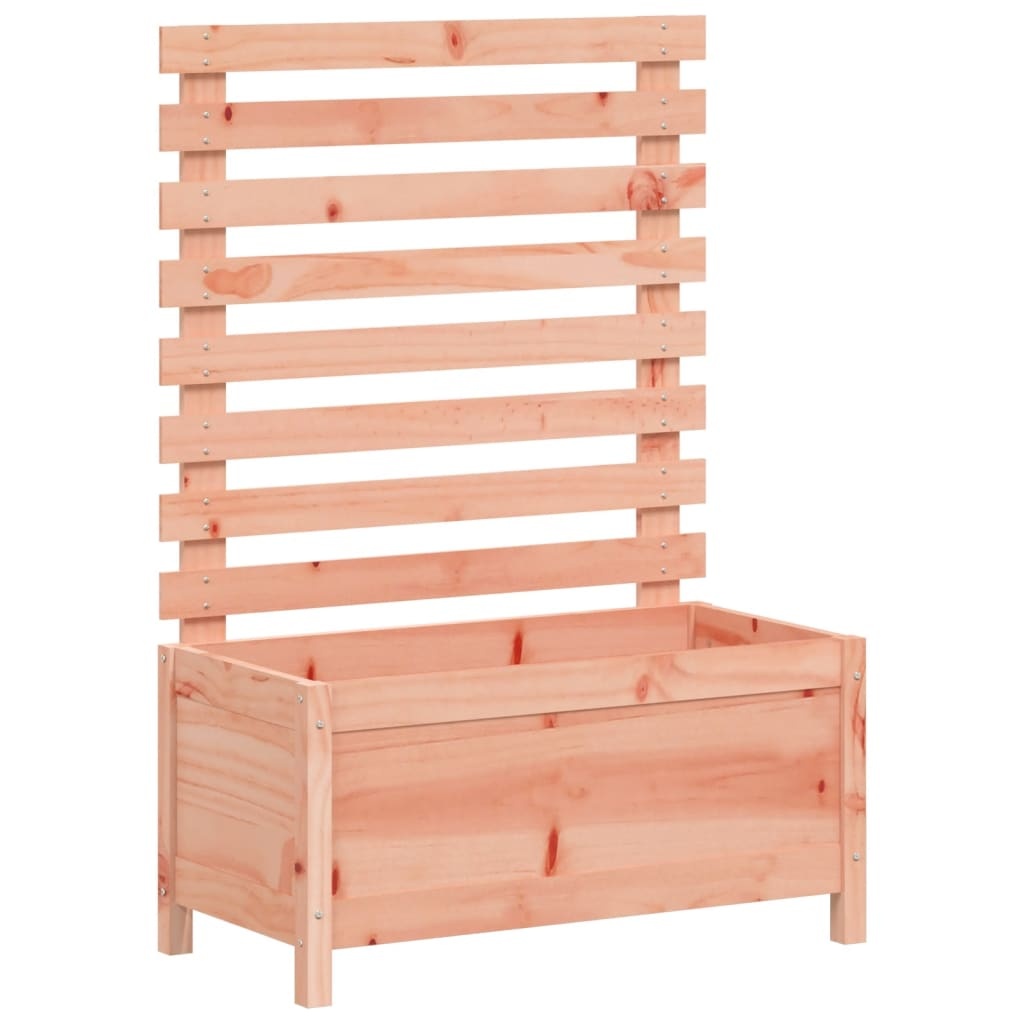 VidaXL Plantenbak met rek 79x39,5x114 cm massief douglashout