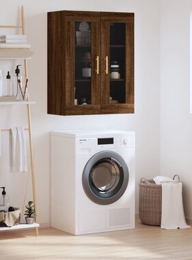 VidaXL Hangkast 69,5x34x90 cm bruin eikenkleur