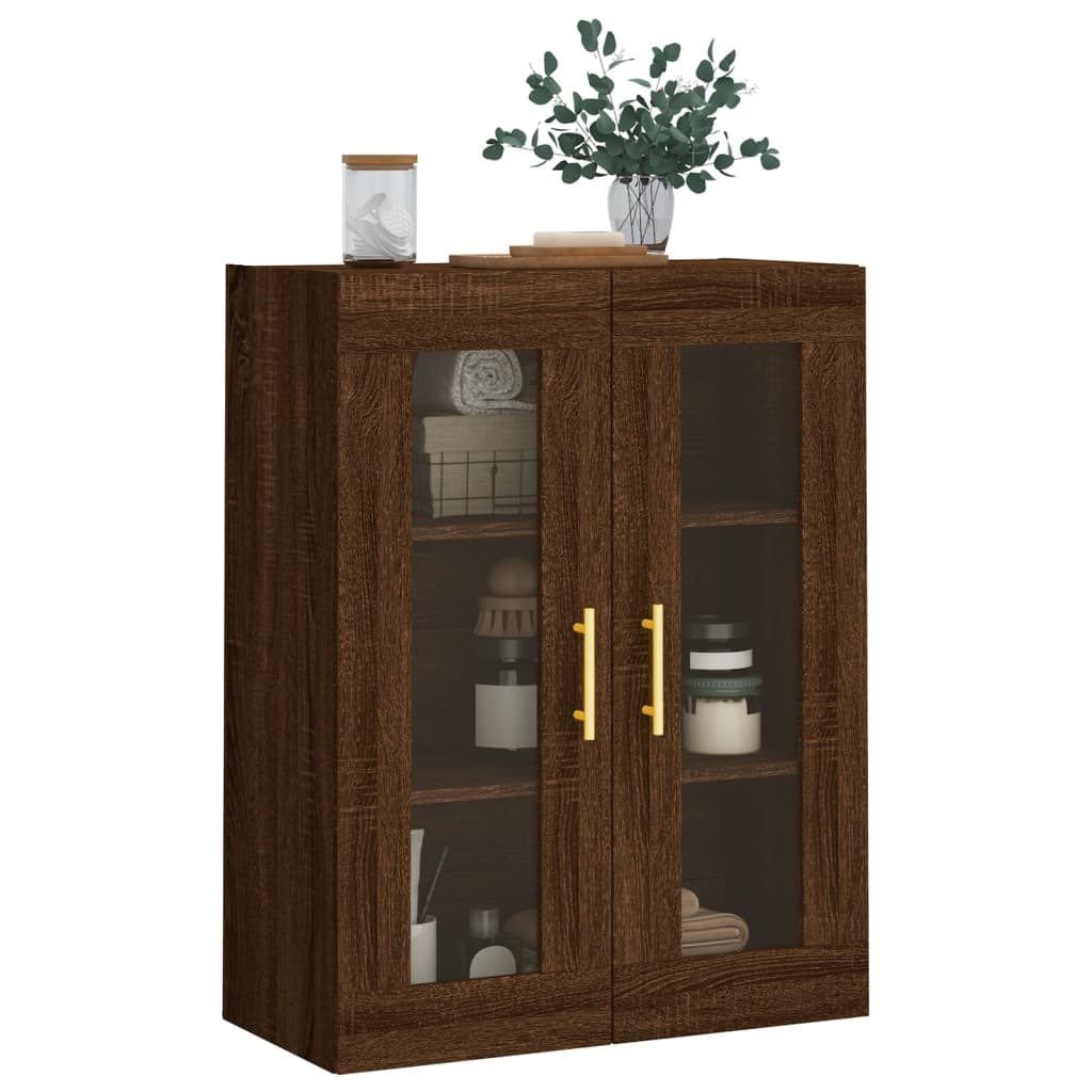 VidaXL Hangkast 69,5x34x90 cm bruin eikenkleur