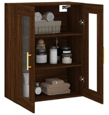 VidaXL Hangkast 69,5x34x90 cm bruin eikenkleur