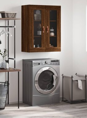 VidaXL Wandkast 69,5x34x90 cm bruin eikenkleur