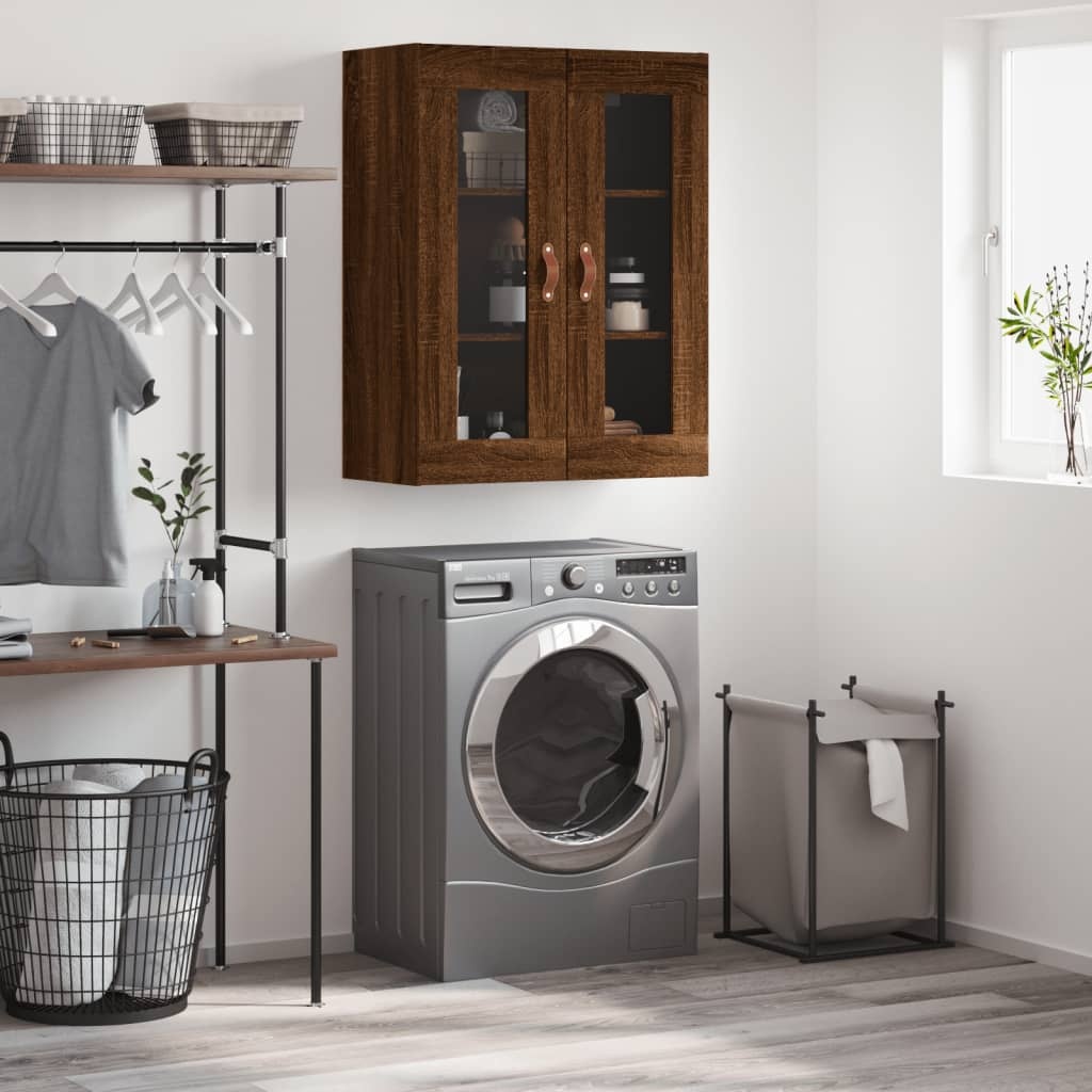 VidaXL Wandkast 69,5x34x90 cm bruin eikenkleur