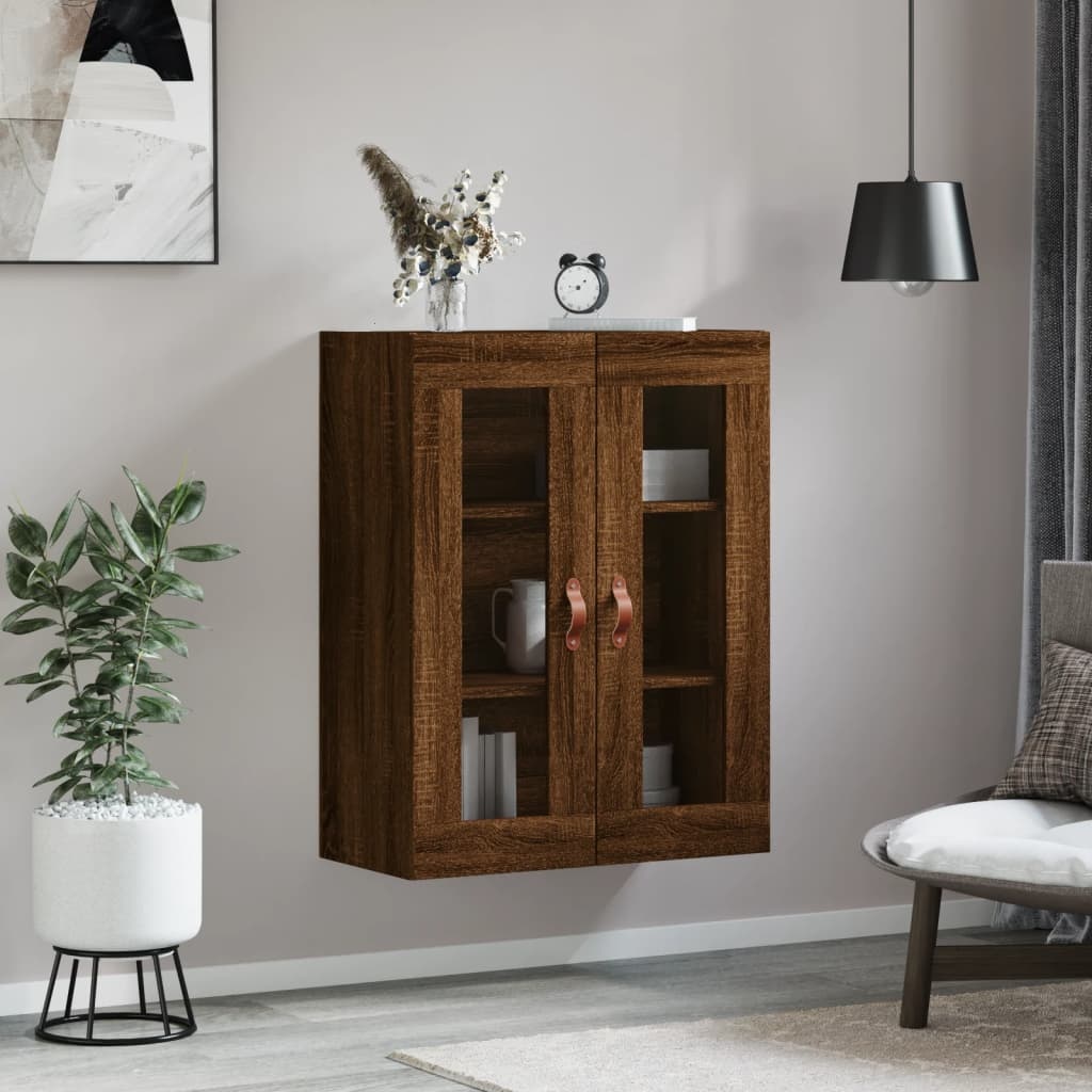 VidaXL Wandkast 69,5x34x90 cm bruin eikenkleur