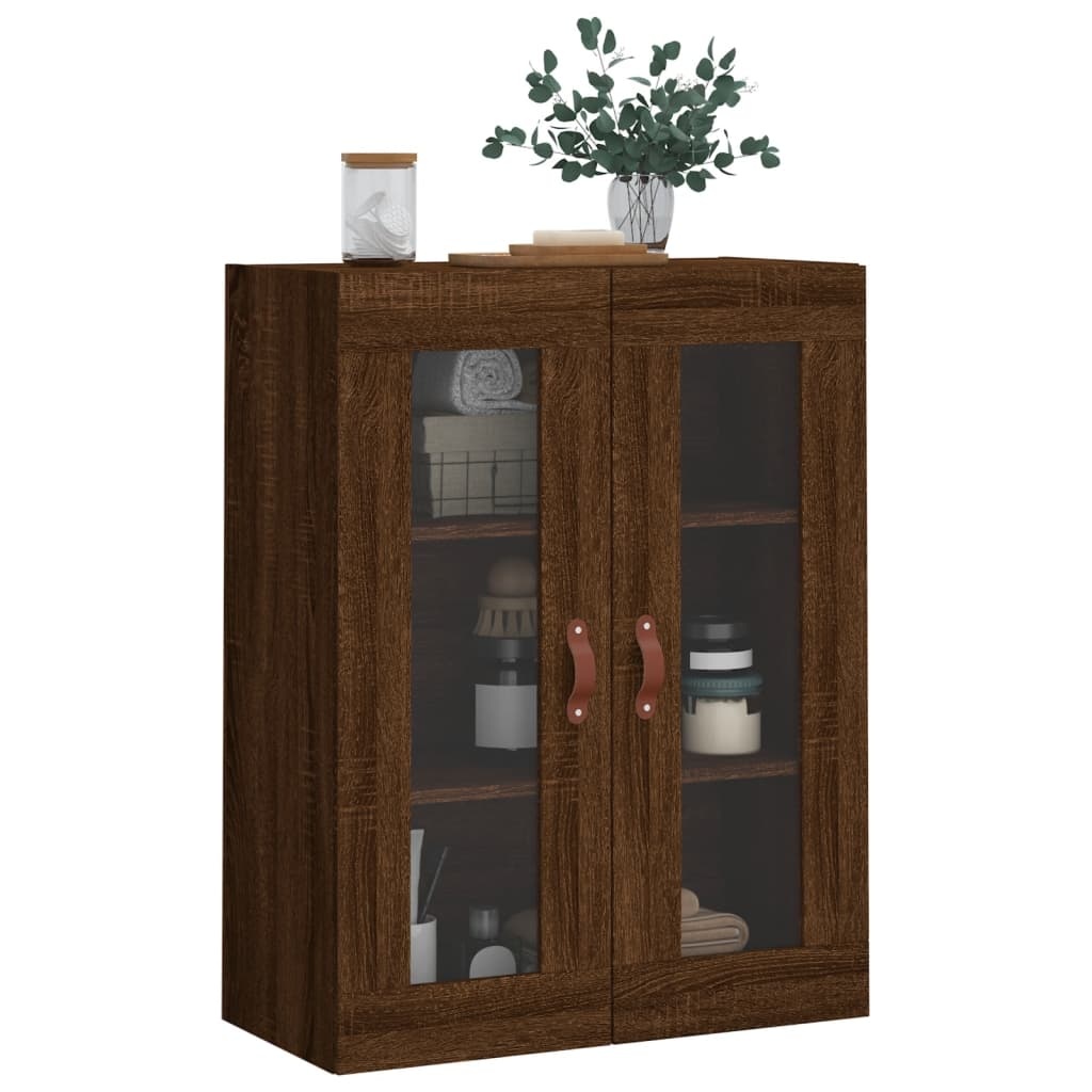 VidaXL Wandkast 69,5x34x90 cm bruin eikenkleur