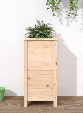 VidaXL Plantenbak 40x40x78 cm massief grenenhout