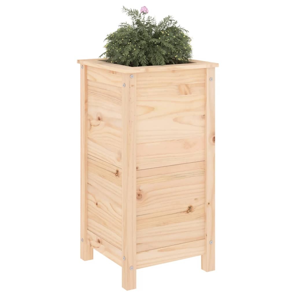 VidaXL Plantenbak 40x40x78 cm massief grenenhout
