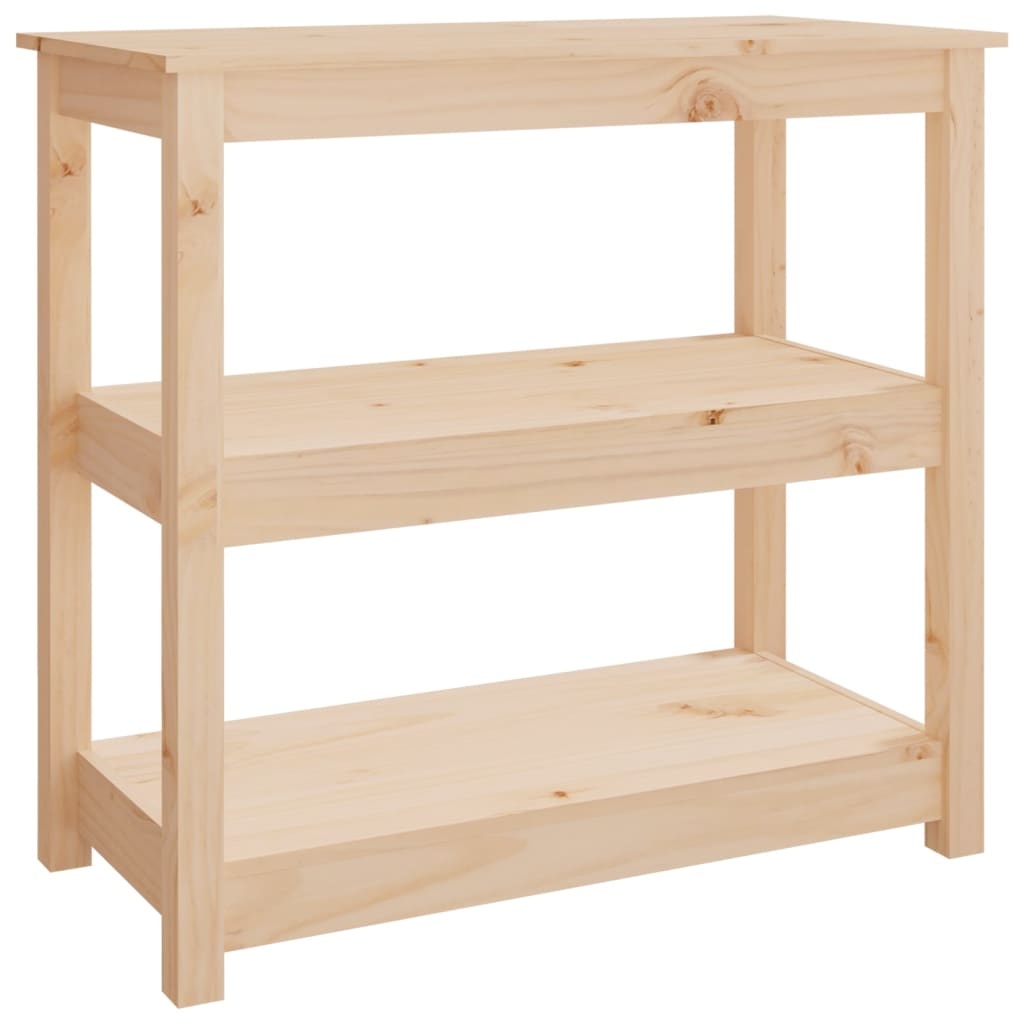VidaXL Wandtafel 80x40x74 cm massief grenenhout