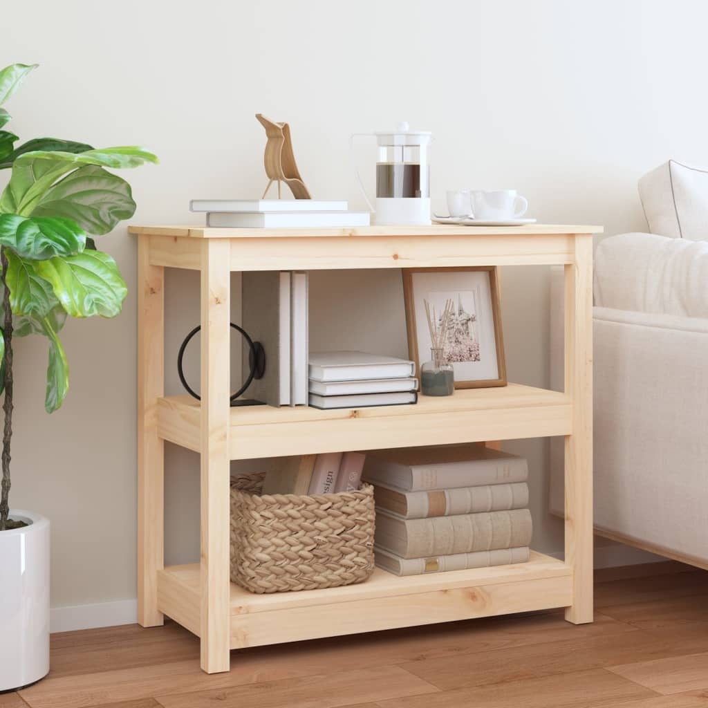 VidaXL Wandtafel 80x40x74 cm massief grenenhout