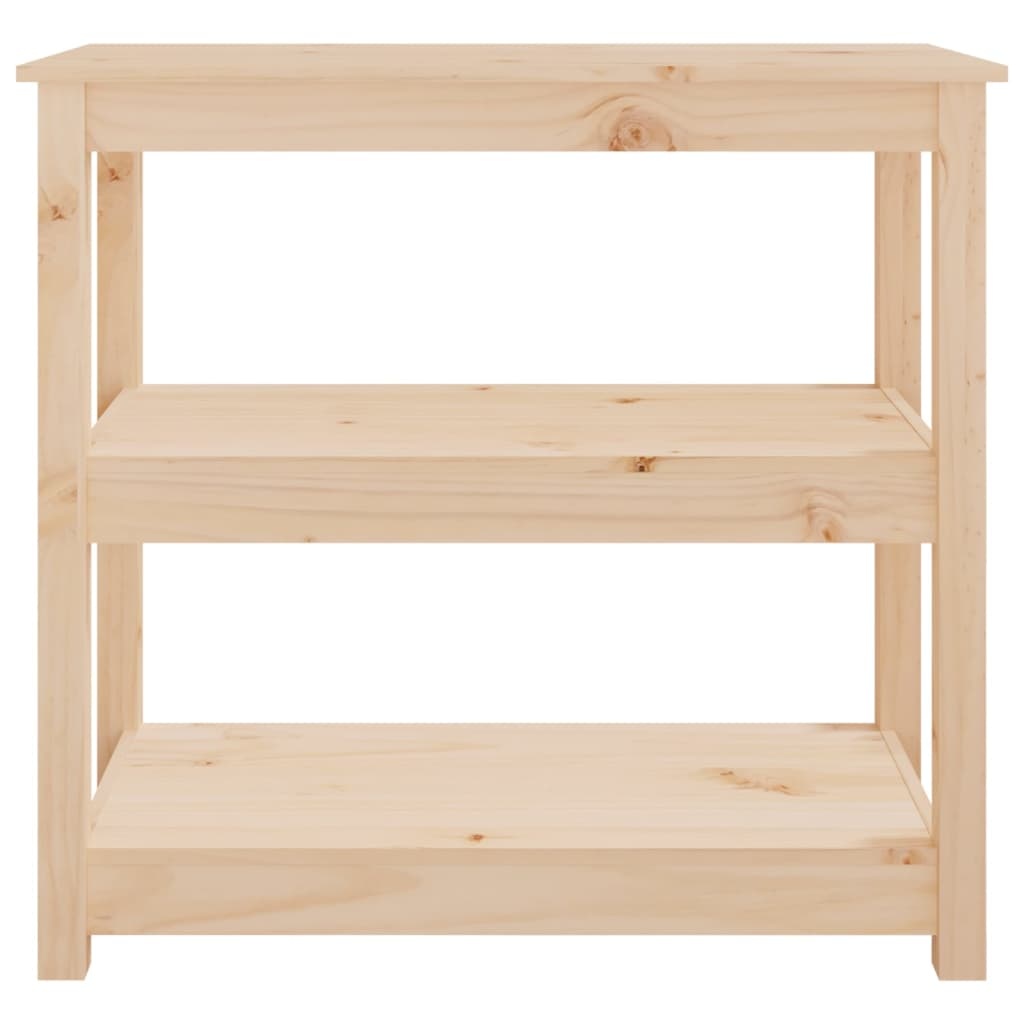 VidaXL Wandtafel 80x40x74 cm massief grenenhout