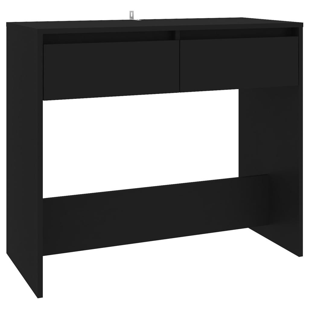 VidaXL Wandtafel 89x41x76,5 cm staal zwart