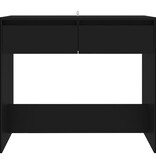 VidaXL Wandtafel 89x41x76,5 cm staal zwart