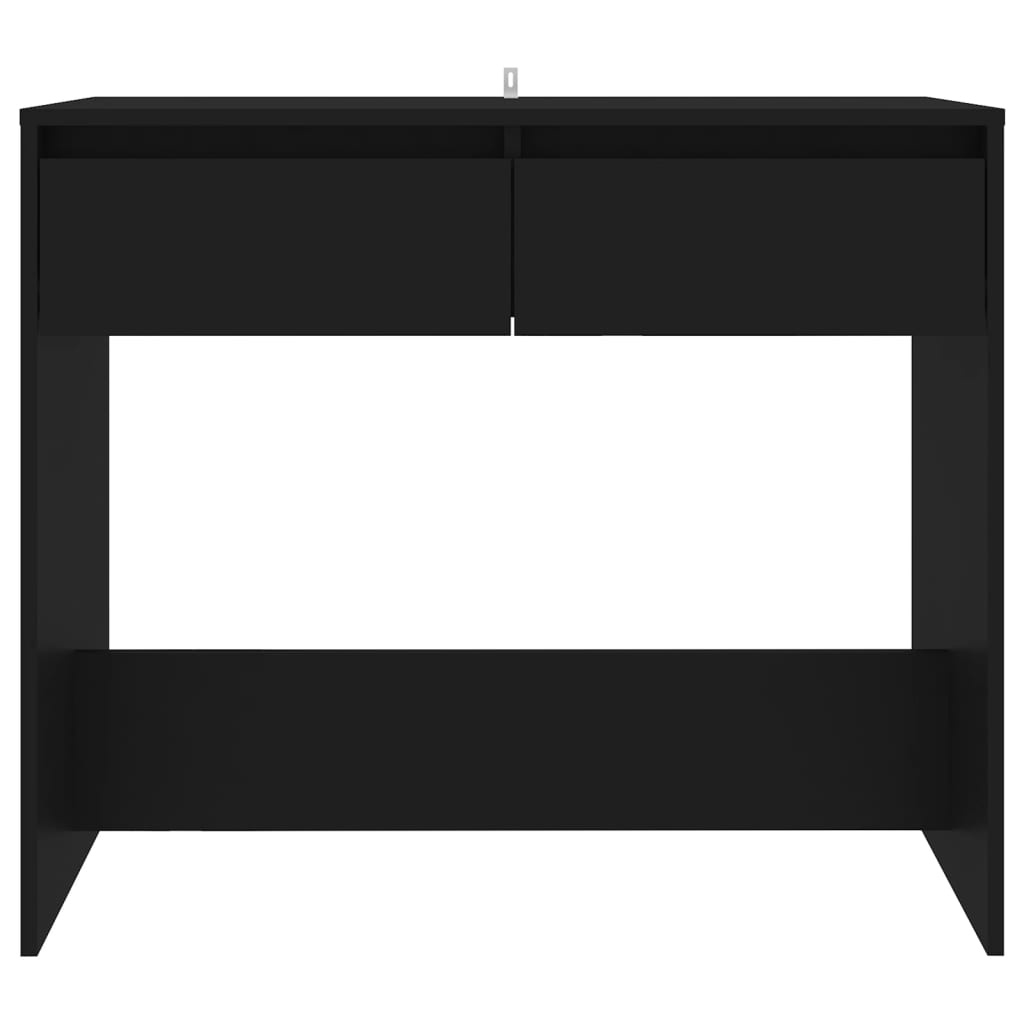 VidaXL Wandtafel 89x41x76,5 cm staal zwart