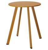 VidaXL Bijzettafel 40x49 cm matmosterdgeel