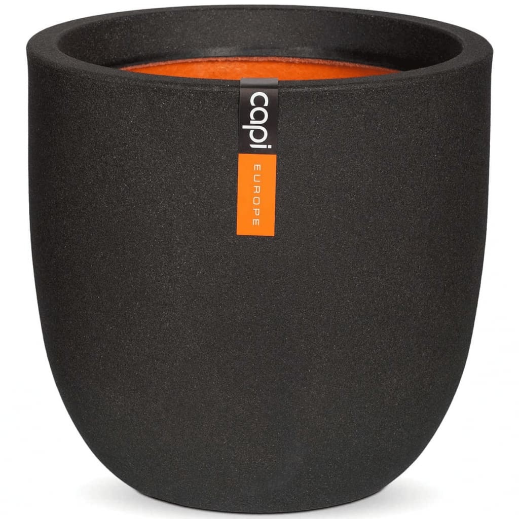 VidaXL Bloempot Urban Smooth 54x52 cm zwart KBL935