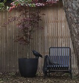 VidaXL Bloempot Urban Smooth 54x52 cm zwart KBL935